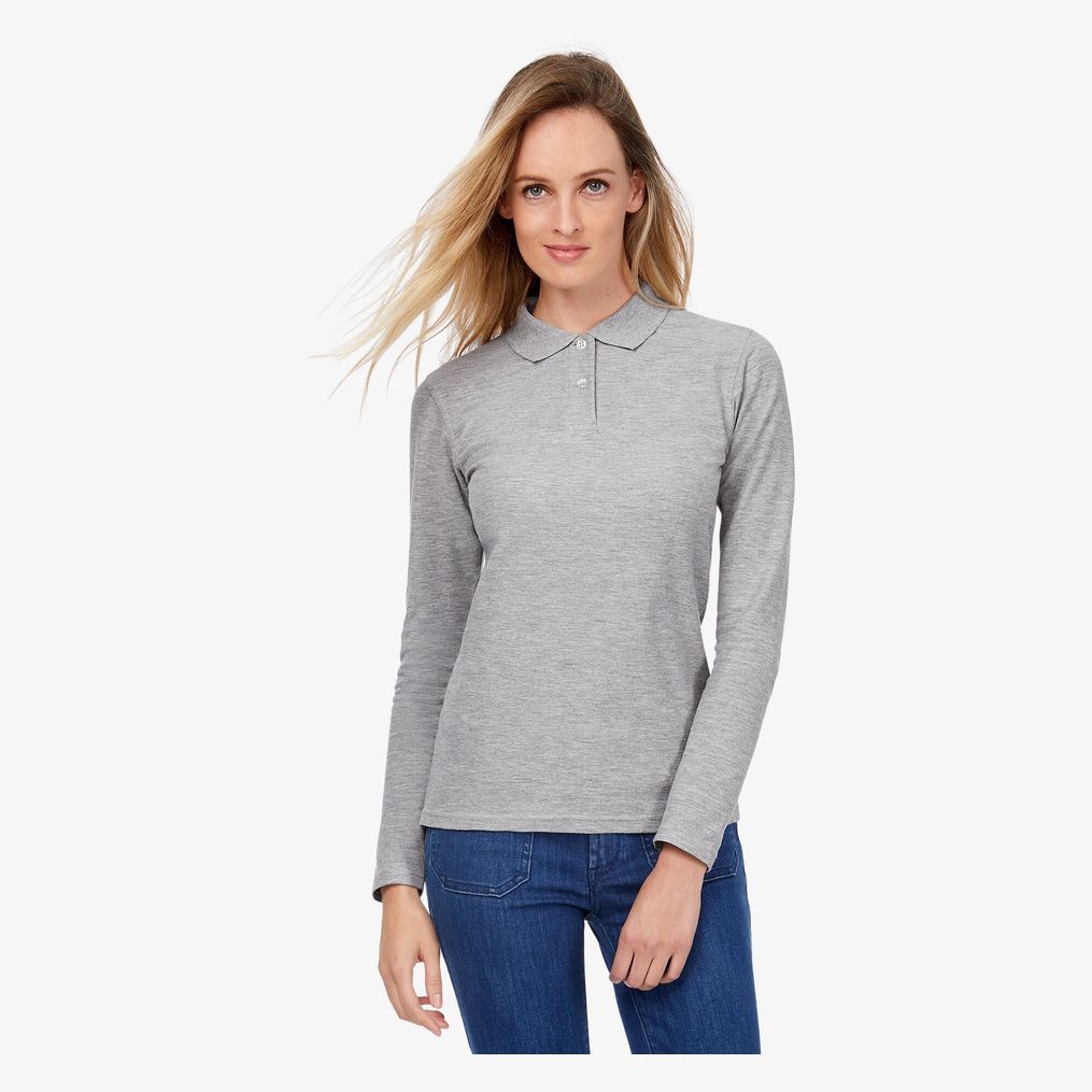 B&C ID.001 LSL /women Polo