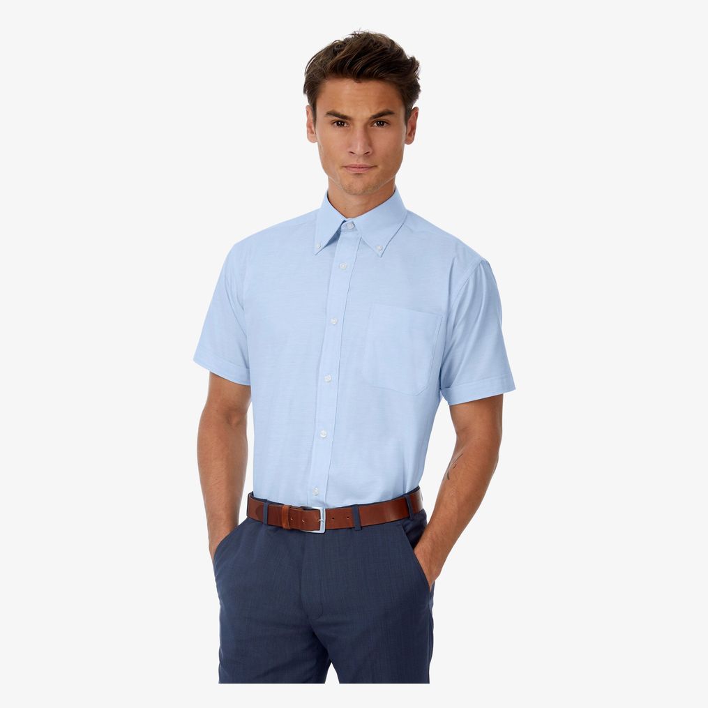B&C Chemisette Oxford Homme