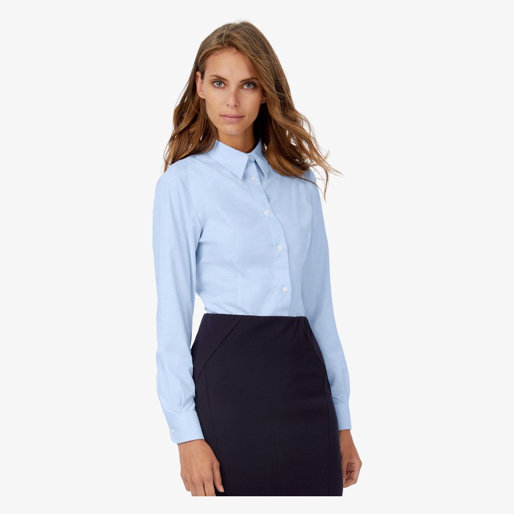 B&C Chemise Oxford Femme