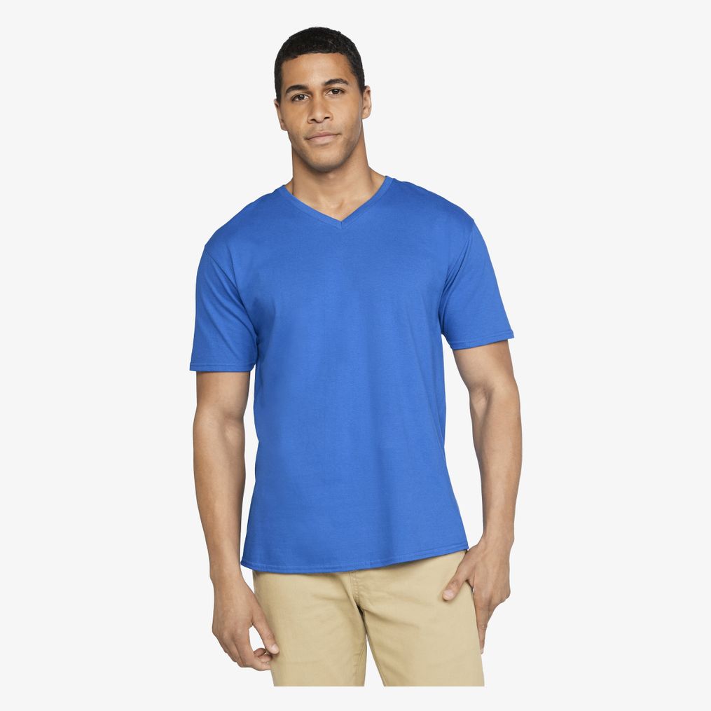 Gildan Premium Cotton Adult V-Neck T-Shirt