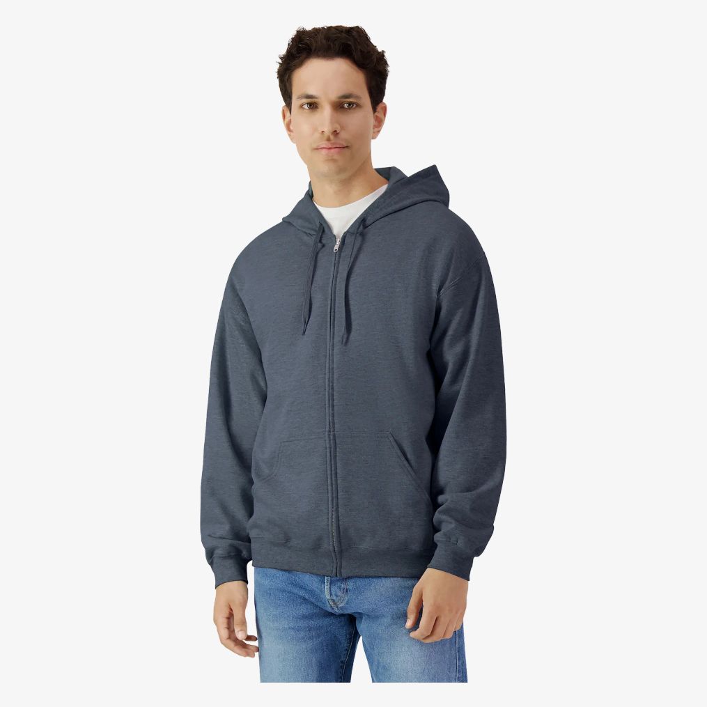 Gildan Softstyle Midweight Full Zip Hooded Sweat